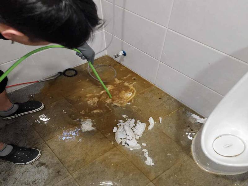 수원 역류 작업사례 2